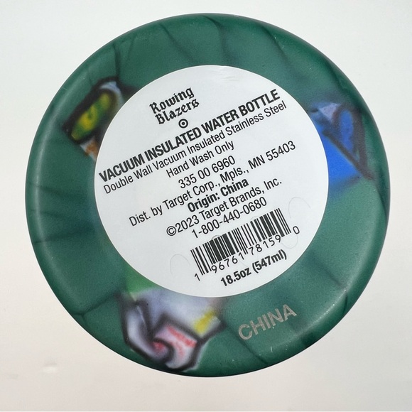 Rowing Blazers Rugby Shirts Water Botte 18 oz Stainless Steel Target Collab - Picture 6 of 7